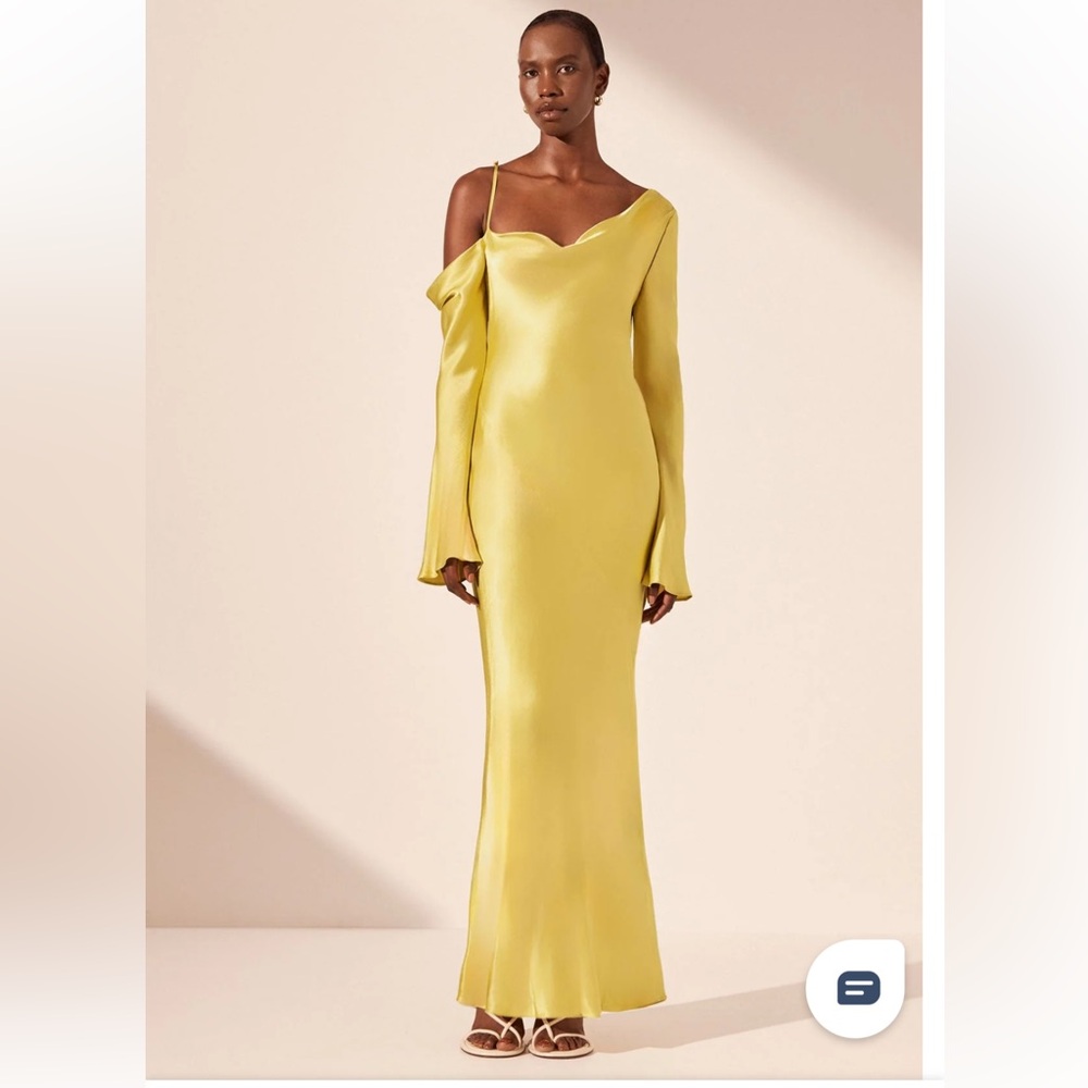 Shona Joy Sofia Dress in Lime